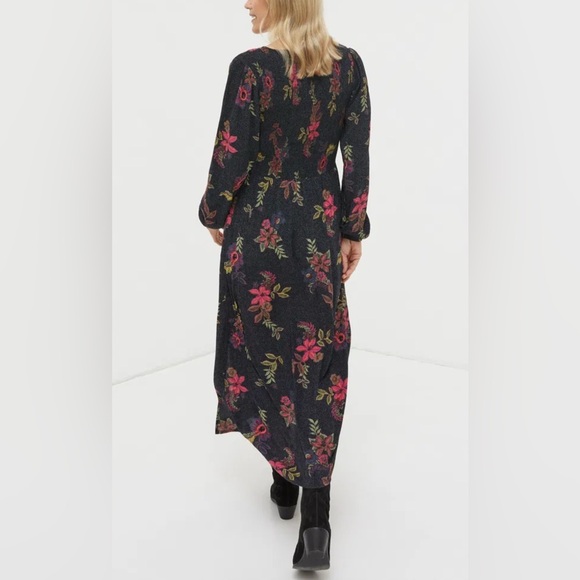 NWT - Fat Face Women's Bennie Floral Midi Dress - US 12/L - Picture 3 of 13